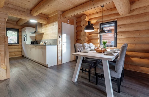 Jenig Ski Chalet | Beautiful log house near top ski resort