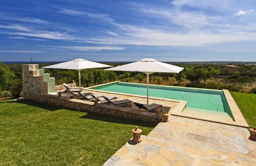 S'alqueria Blanca House | Beautiful new finca with sea and Cabrera island for 10 people