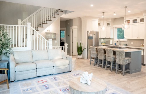 Norton Shores House | Beautiful New Home on Lake Michigan with Private Beach