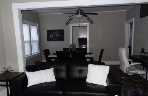 Enid House | Beautiful newly renovated black and white house!