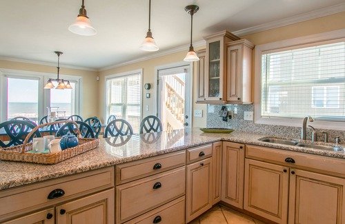 Carolina Dunes House | Beautiful oceanfront home to spot dolphins and see crashing waves