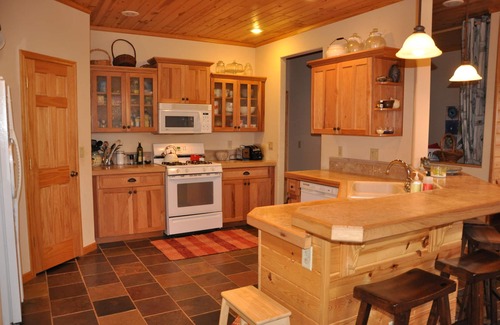 Minong House | Beautiful one level home on crystal-clear lake for year-round fun. Sleeps 10