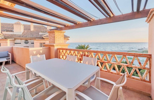 Torrox Costa House | Beautiful Penthouse Near the Beach with Sea View, Pool, Wi-Fi, A/C, Balcony & Terrace