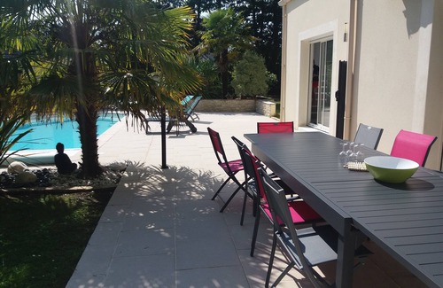 Saint-Nazaire House | Beautiful, quiet family home with private heated pool (7 adults max)