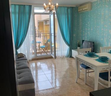 Aheloy Apartment | Beautiful sea view apartment in Midiya Family Grand Resort, Aheloy