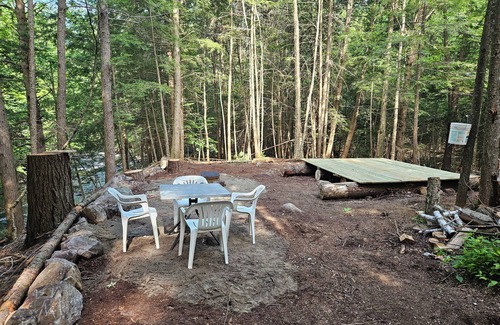 Crown Point RV Rental | BEAUTIFUL SECLUDED RUSTIC camp site. Waterfall, creek, swimming hole & trails.