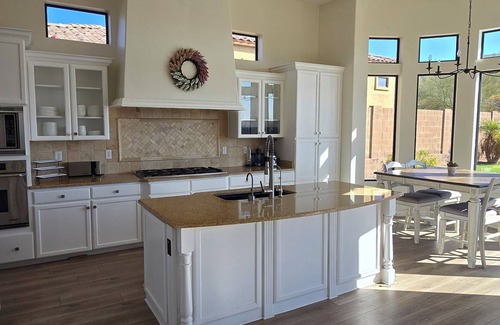 Las Sendas House | Beautiful spanish home on a golf course. Time to relax in our salt water pool.