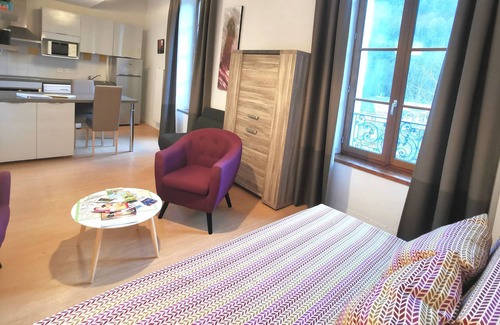 Aulus-les-Bains Apartment | Beautiful studio n ° 204 relooked and standing in residence of the big hotel