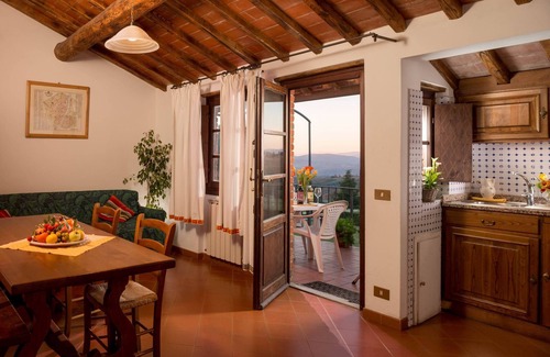 San Donato in Fronzano Apartment | Beautiful three-room apartment in one of the most beautiful wineries in Tuscany.