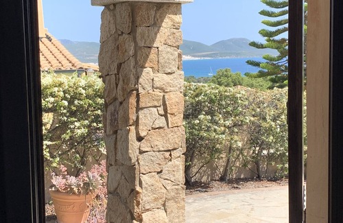 Porto Pino Apartment | Beautiful two-room apartment in a villa with air conditioning