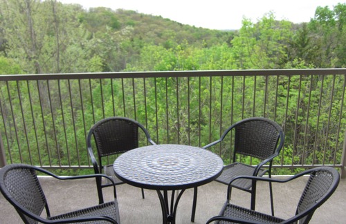 Kimberling City Condo | Beautiful walk-in condo in a peaceful lake setting.