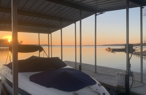 Eucha House | Beautiful waterfront home with private Dock. Most beautiful sunset views around!