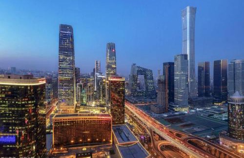 Shuangjing Apartment | Beijing City center - Deluxe Twin Bed Room with Queen beds