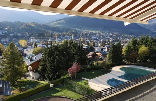 Megeve Apartment | Belles Résidences du JAILLET swimming pool at the foot of the slopes