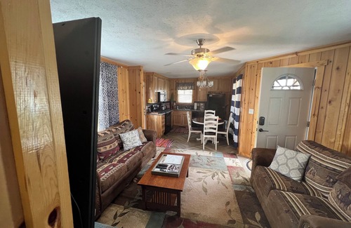 Ralston Cabin | Ben Ranch Cabin # 2 located in a century old Pecan Orchard. 2 Bedroom plus couch