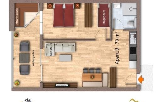 Faschina Apartment | Berg Aparts Faschina - 09