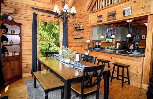 Bostic Cabin | Best View in NC, Totally Private! Burn Pit, & Pool table.