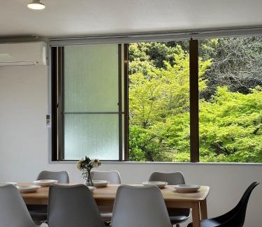 Hatsukaichi Apartment | bHOTEL Kaniwasou 201 2BR Apt, Near Itsukushima Shrine, For 12 Ppl