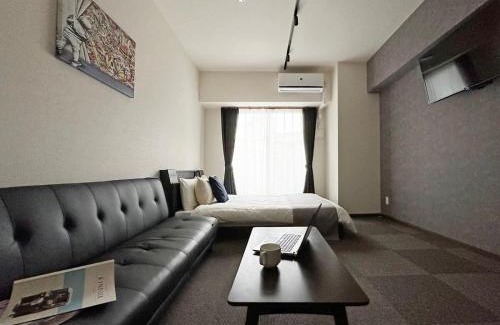 Hiroshima City Centre Apartment | bHOTEL Nagomi - Well-Furnished with balcony Apt for 3 Ppl