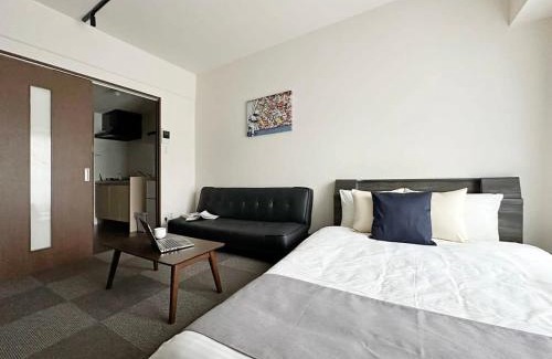 Hiroshima City Centre Apartment | bHOTEL Nagomi - Well-Furnished with balcony Apt for 3 Ppl
