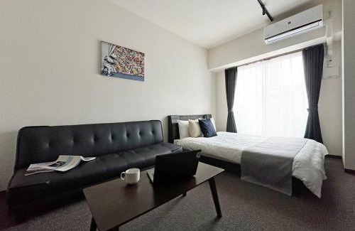 Hiroshima City Centre Apartment | bHOTEL Nagomi - Well-Furnished with balcony Apt for 3 Ppl