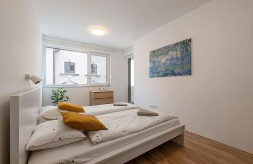 Csarnok negyed Apartment | Big condo with garage & balcony & AC & lift