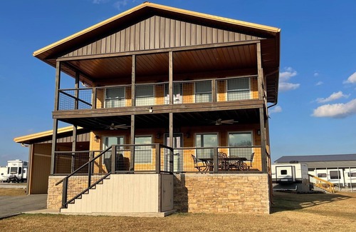 Afton House | Big Grand Lake Cabin on Duck Creek with Pool
