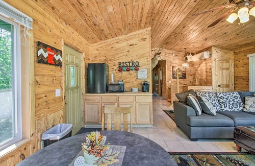Cushing Cabin | Big Lake Getaway w/Private Beach + Fire Pit!