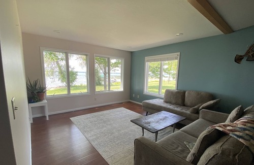 Perham House | Big Pine Lake home - Great Sand Beach! Level Lot!