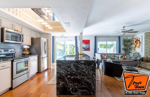Alhambra House | Big RV, next to clothing optional pool and hot-tub, at tony's house