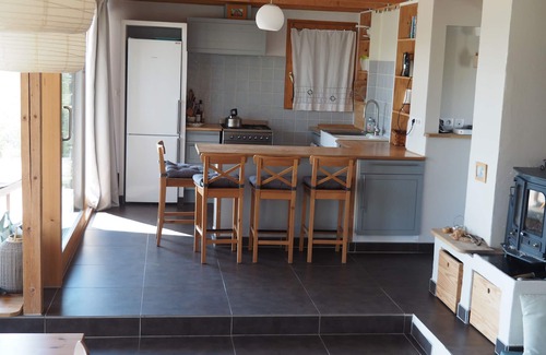 Labeaume House | Bioclimatic house, exceptional view and quiet, 1.3 km of the river