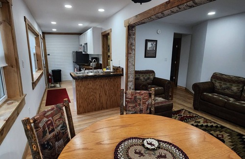 Saranac Lake Apartment | Birch Suite at Colden Lodge A Cozy Private 1Br Suite With Hot Tub on Lake Flower