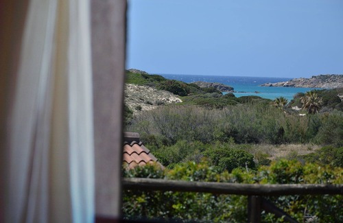 Chia Villa | Bithia Houses, a patio one step from the sea.! Dunes, sea, green