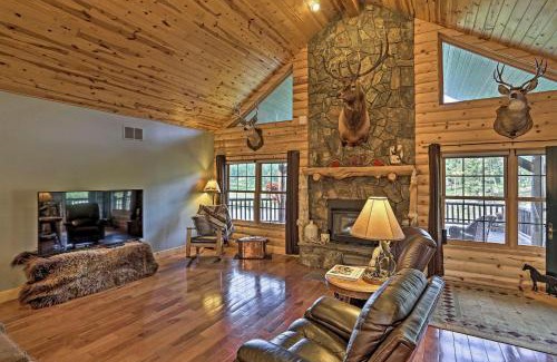 Custer House | Black Hills Cabin Hot Tub, Fishing Pond and Deck