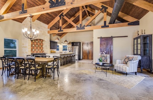 Blanco House | Blanco River, Beautiful Valley, 6 Acres, Sleeps 11, Pool & Hot Tub.