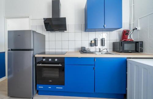 Homecourt Apartment | Bleu Océane - Wifi - Gare - 3 lits - Tout équipé