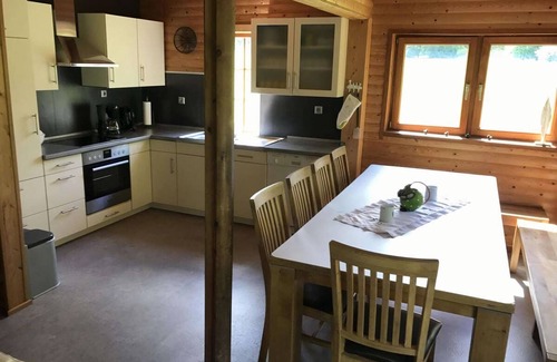 Frielendorf House | blockhouse at lake Silbersee