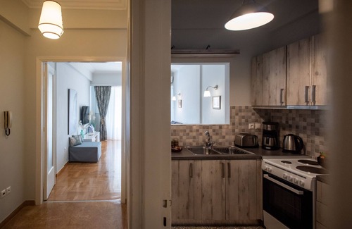 Anafiotika Apartment | Blue Ark Acropolis Light