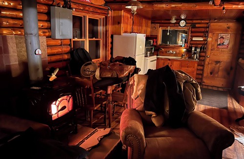 Harrison Cabin | Bluegill Lake front, Up North, cozy peaceful getaway. 2-bedroom cabin. Rustic.