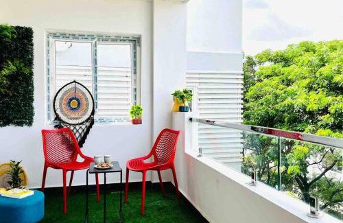 Gachibowli Apartment | BluO Studio Gachibowli - Terrace Garden, Lift