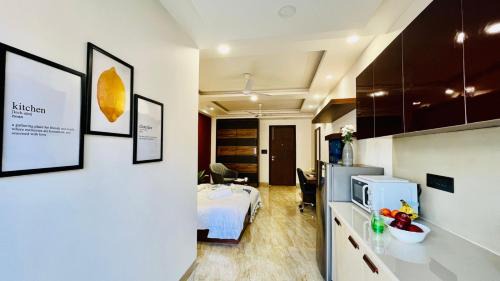 DLF Phase 3 Hotel | BluO Studio2 DLF Cybercity - Balcony, Gym TT, Lift