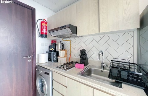 Ajman Apartment | bnbme | Midtown By Deyaar Afnan District | STUDIO
