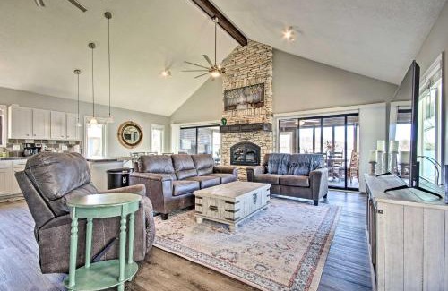 Sunrise Beach House | Boat Dock and Scenic Decks Lake of the Ozarks Gem
