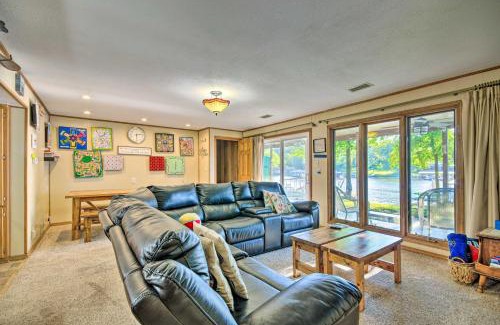 Gravois Mills House | Boat Dock and Slides Lakefront Gravois Mills Home