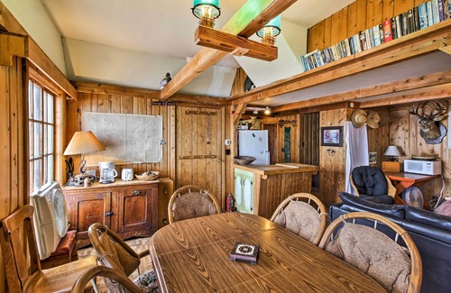 International Falls Cabin | Boat Dock & Beach: Charming Stop Island Cabin