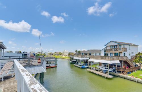Galveston House | Boat Slip and Decks Waterfront Gem Near Galveston!