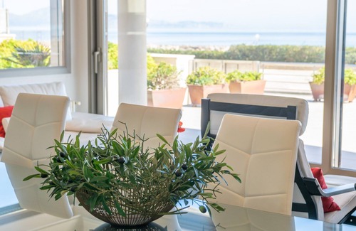 Son Serra de Marina Villa | BOHEMI - Fabulous seafront house with an indoor pool. Free WIFI.