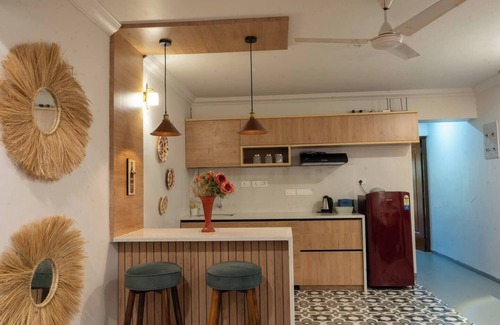 Arpora Apartment | BohoBliss:NewlyLaunchedLuxuryApt near ClubCabana