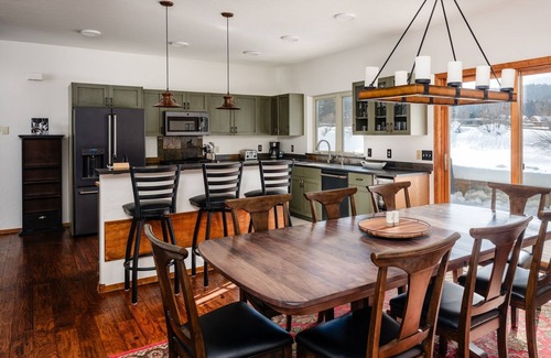 Big Sky House | Book a Winter Getaway! Spacious Home near Town Center with Private Hot Tub and Mountain Views!