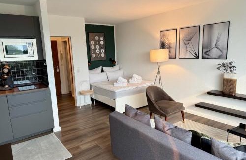 Moers Apartment | BOSTEL 89 - Apartment, in der Altstadt, Klimaanlage, Aufzug